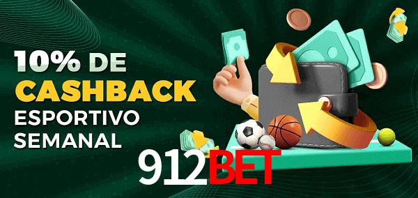 10% de bônus de cashback na 912Bet